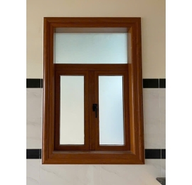 Cửa sổ 2 cánh thép vân gỗ nhập khẩu
